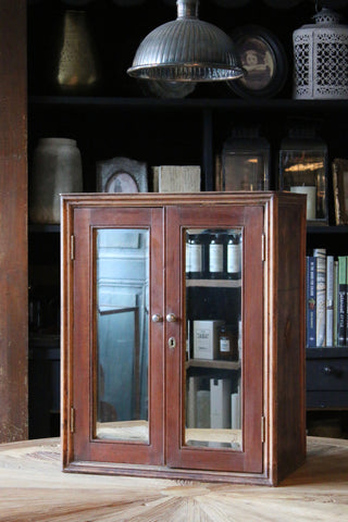 Vintage Mirrored Wall Cupboard