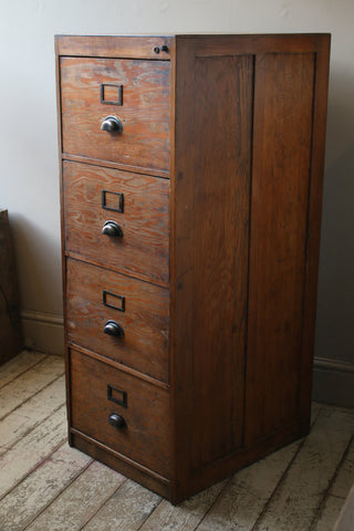 Vintage Ply Filing Cabinet (A)