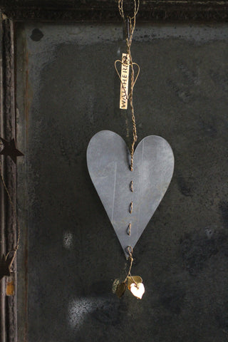 Walther & Co Zinc heart
