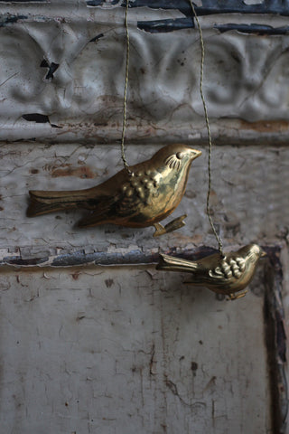 Walther & Co 2 Brass Birds Decoration